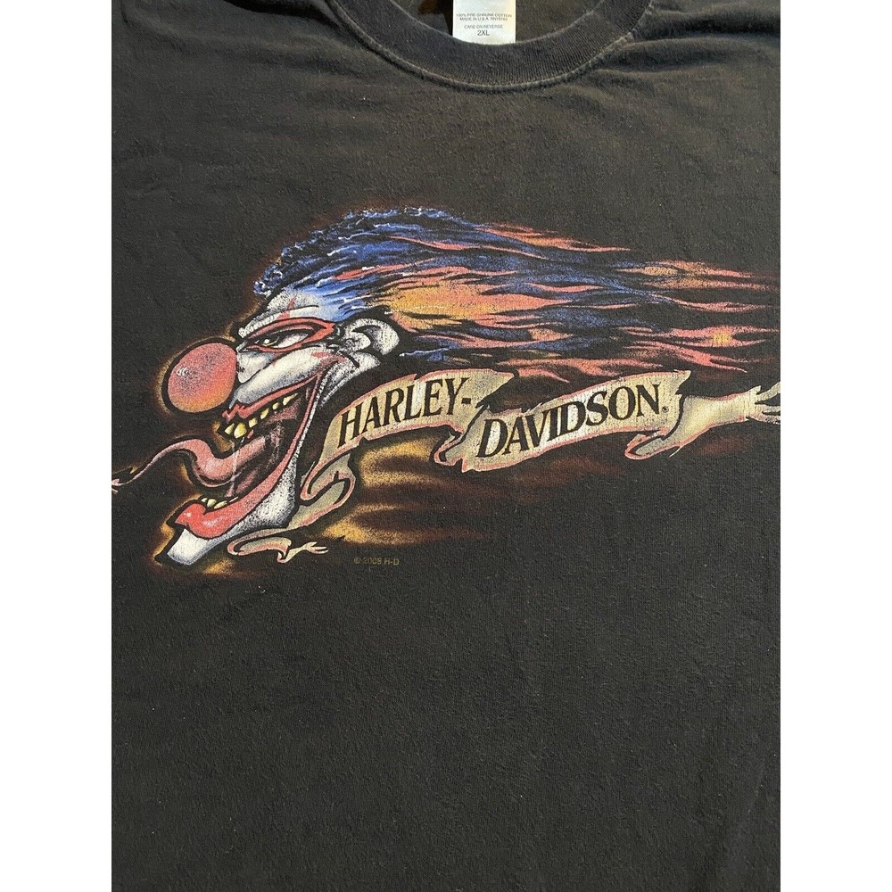Harley Davidson Shirt Mens 2XL Ozark Lebanon MO Cotton Short Sleeve Black